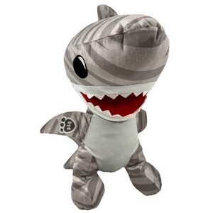 Build-A-Bear Shark Week‎ Tiger Shark Plush 16" Striped Gray 2019 Great Gift EUC